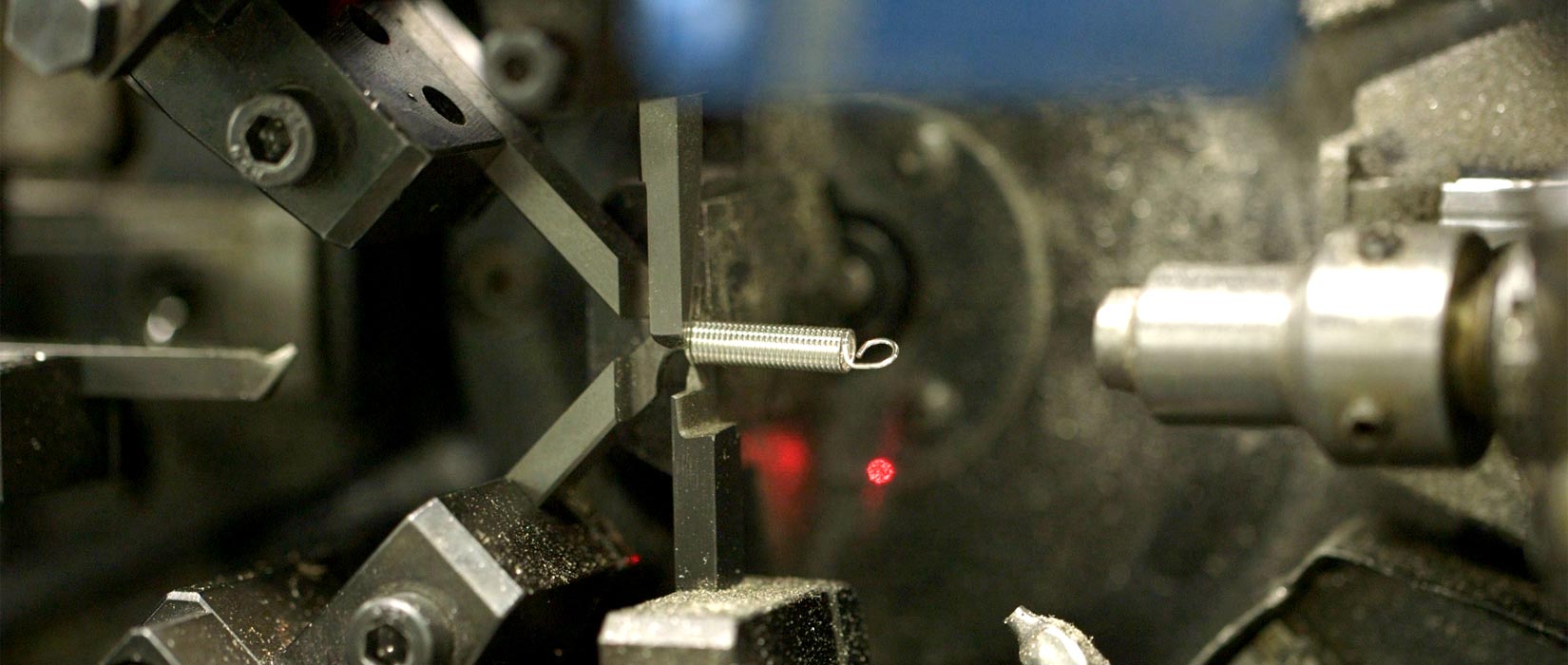 Spring coiler machine